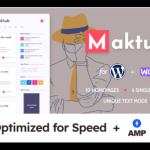 Maktub v2.0.6 – Minimal & Lightweight Blog for WordPress Free Download